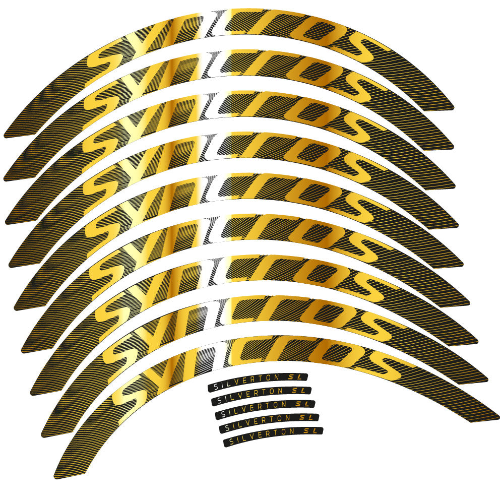 Stickers Syncross Silverton SL compatibles - Autocollants roue vélo VTT
