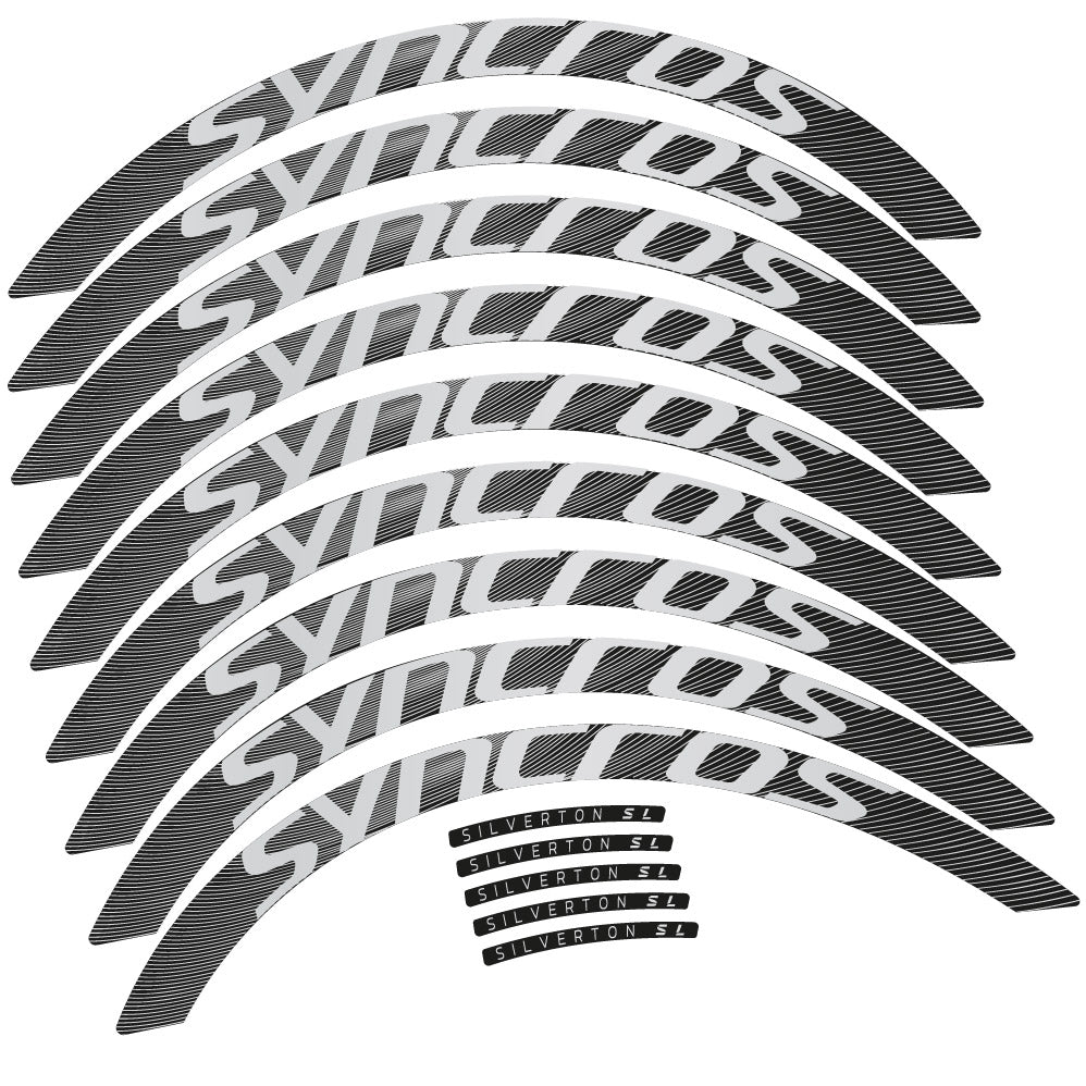 Stickers Syncross Silverton SL compatibles - Autocollants roue vélo VTT