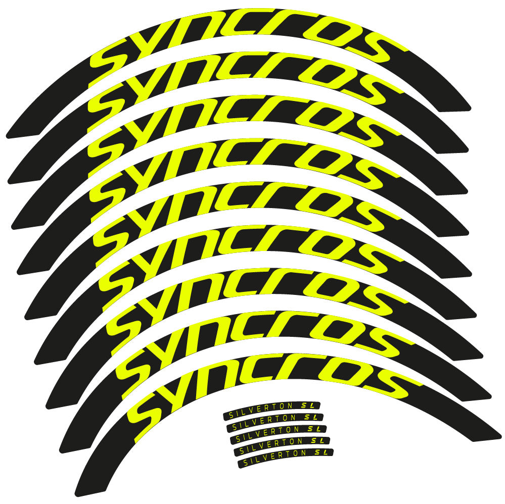 Stickers Syncross Silverton SL compatibles Autocollants roues VTT 29"