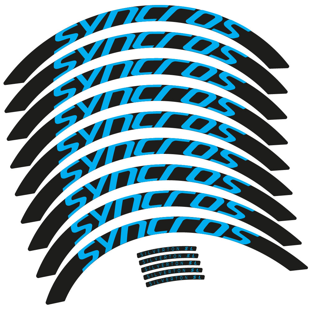 Stickers Syncross Silverton SL compatibles Autocollants roues VTT 29"