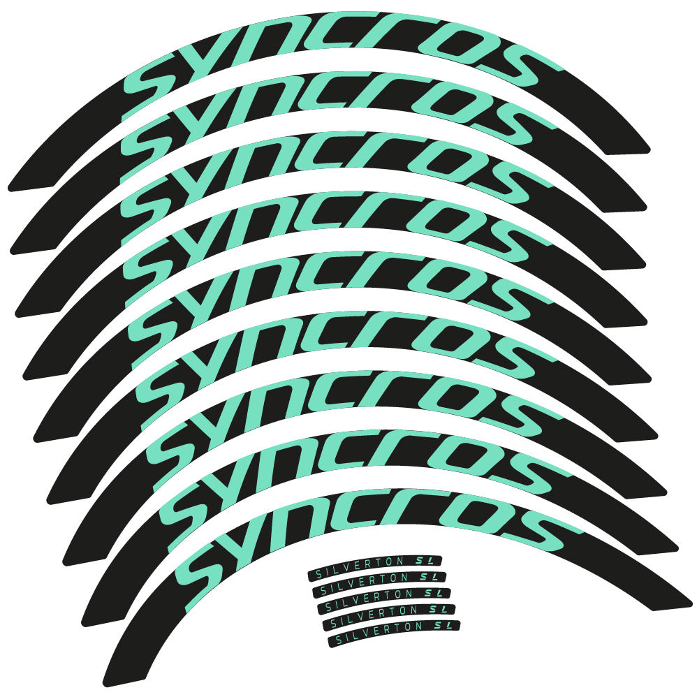 Stickers Syncross Silverton SL compatibles Autocollants roues VTT 29"