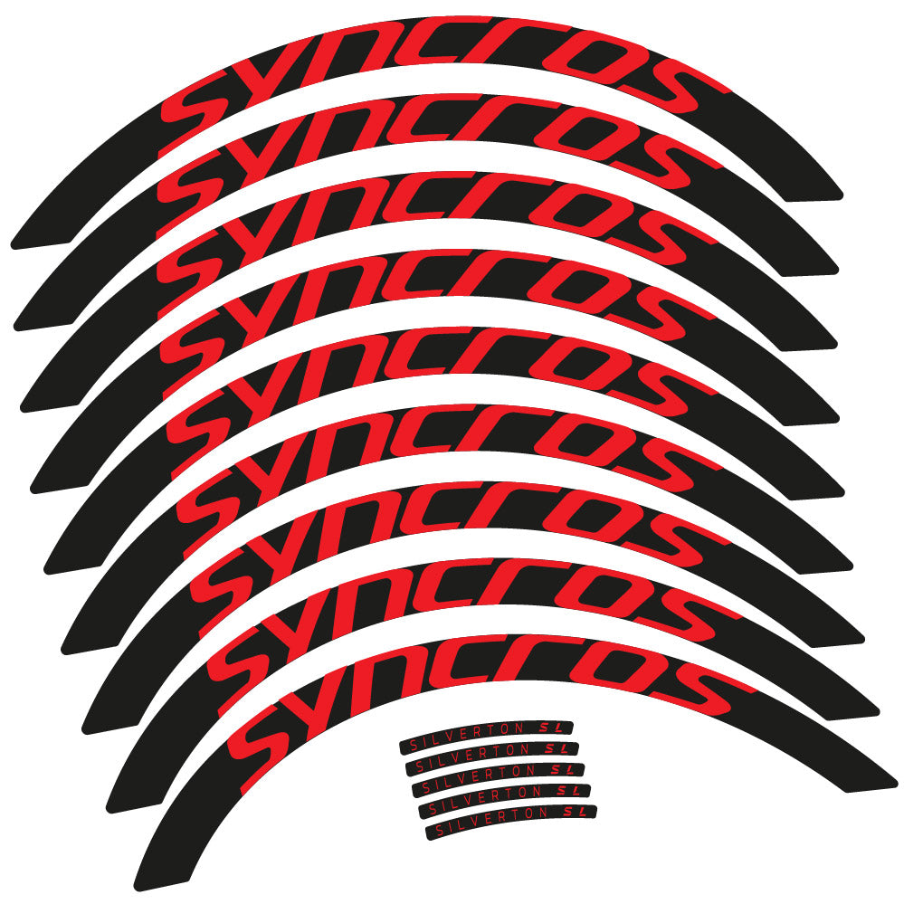 Stickers Syncross Silverton SL compatibles Autocollants roues VTT 29"