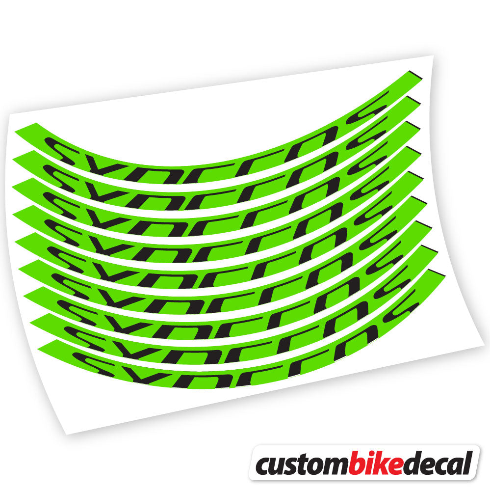 Stickers Syncross compatibles Autocollants roues
