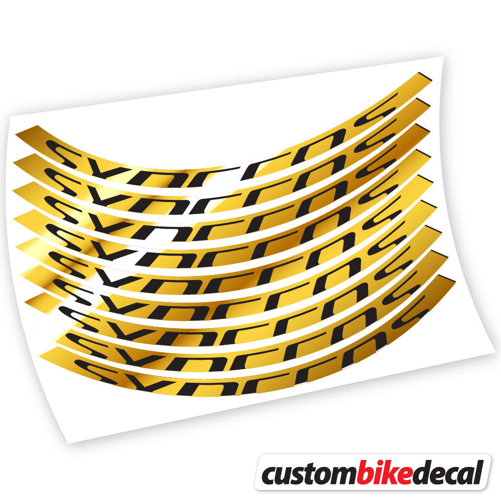 Stickers Syncross compatibles Autocollants roues