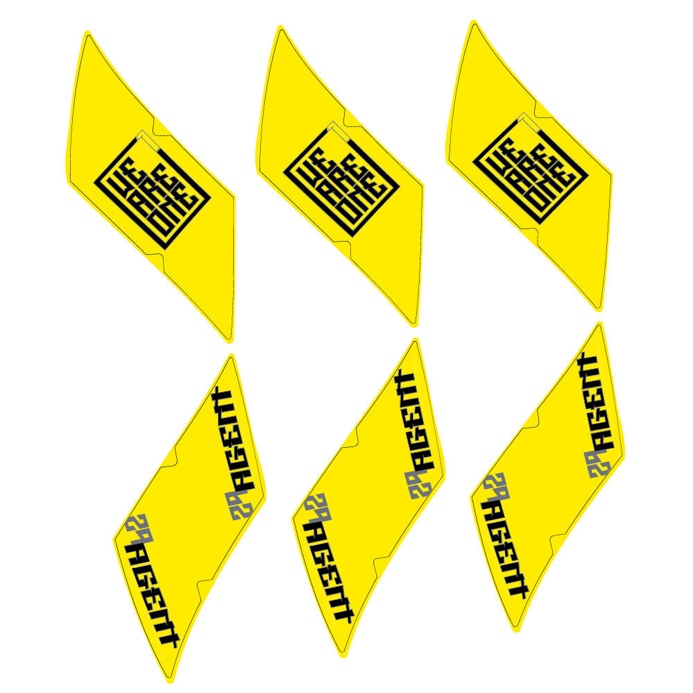 Stickers WeAreOne Agent compatibles - Autocollants roue vélo VTT