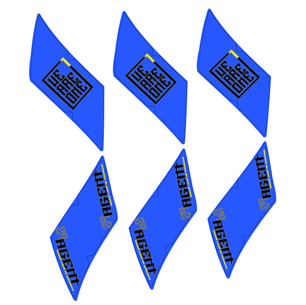 Stickers WeAreOne Agent compatibles Autocollants roues VTT 29"
