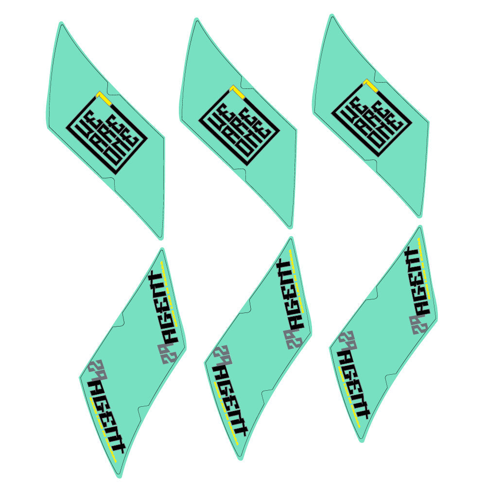 Stickers WeAreOne Agent compatibles - Autocollants roue vélo VTT
