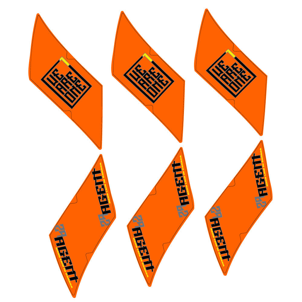 Stickers WeAreOne Agent compatibles - Autocollants roue vélo VTT