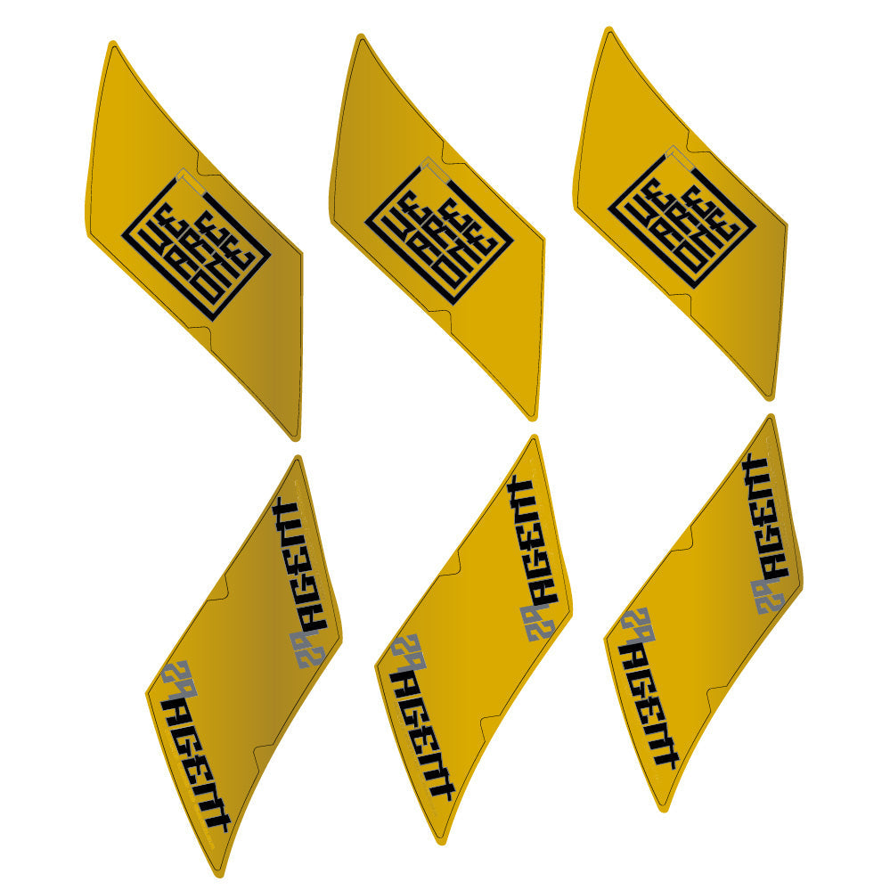 Stickers WeAreOne Agent compatibles - Autocollants roue vélo VTT