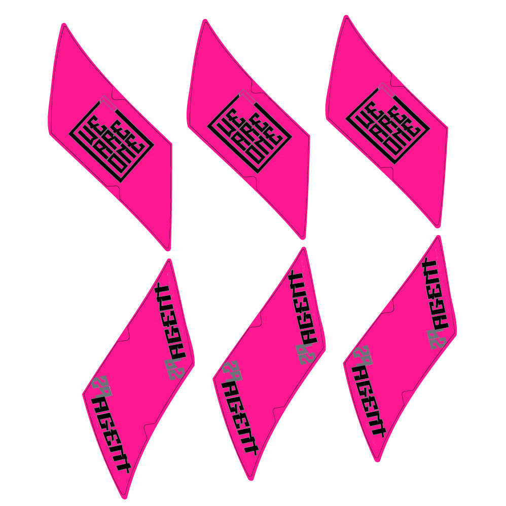 Stickers WeAreOne Agent compatibles - Autocollants roue vélo VTT