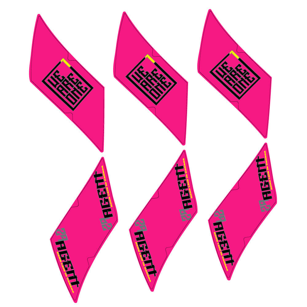 Stickers WeAreOne Agent compatibles - Autocollants roue vélo VTT
