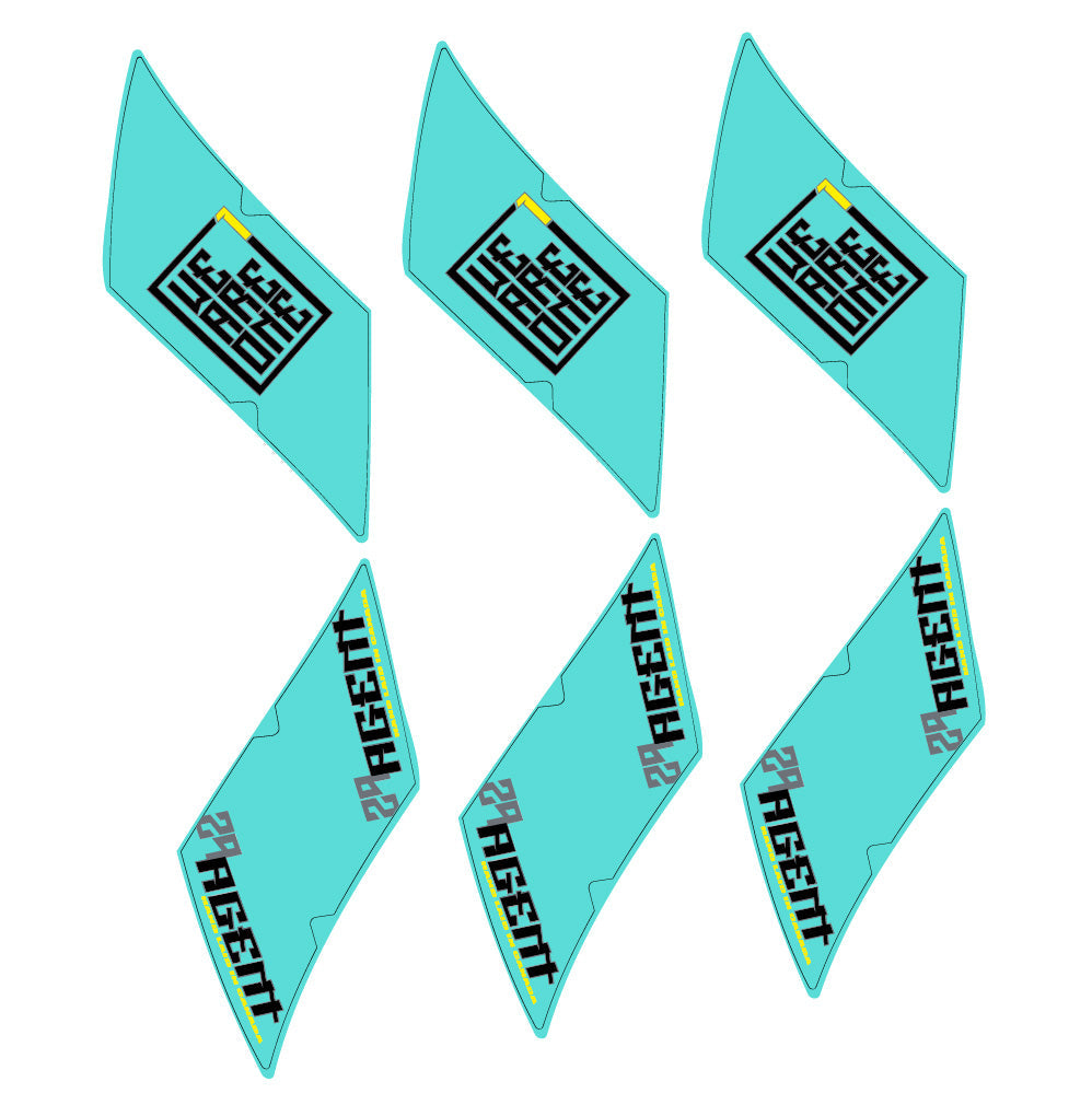 Stickers WeAreOne Agent compatibles - Autocollants roue vélo VTT