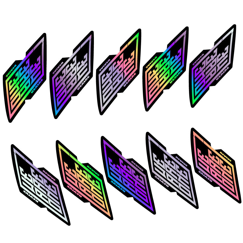 Stickers WeAreOne Revive compatibles - Autocollants roue vélo VTT