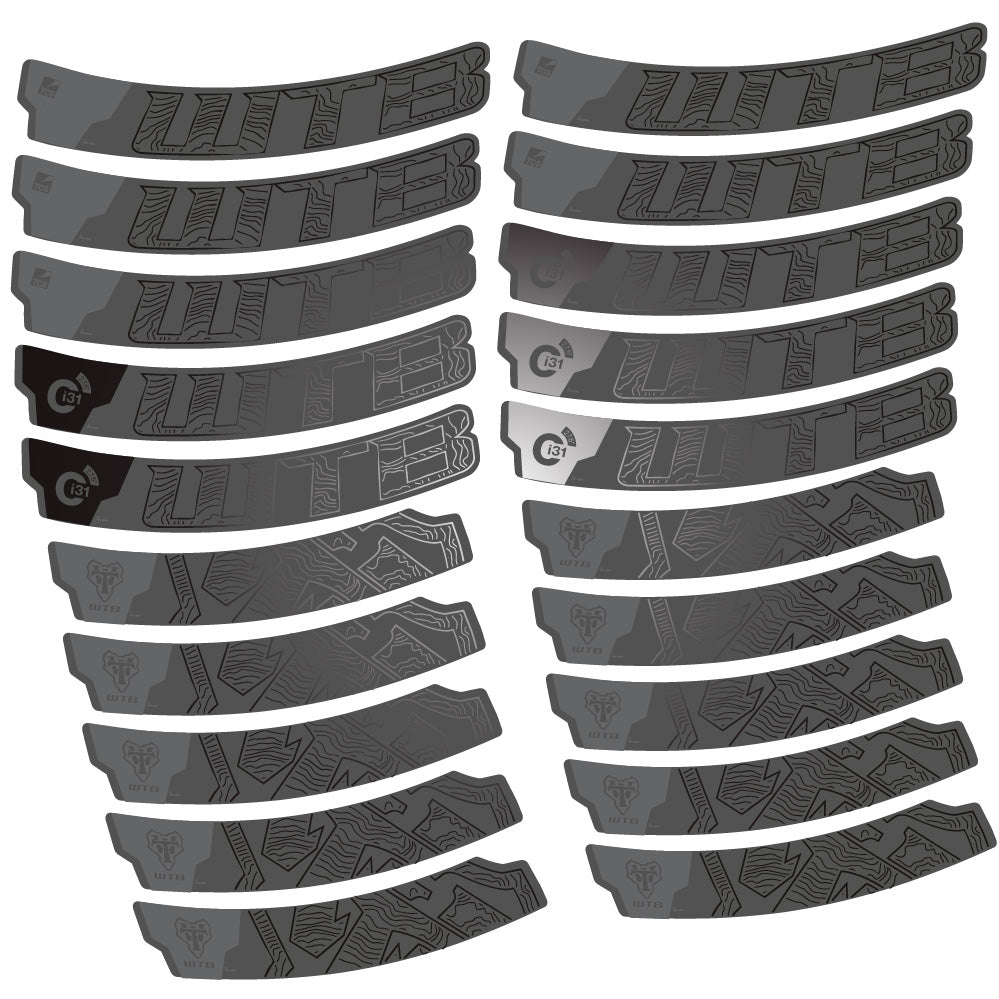 Stickers WTB Ci31 Carbon compatibles Autocollants roues VTT 29"
