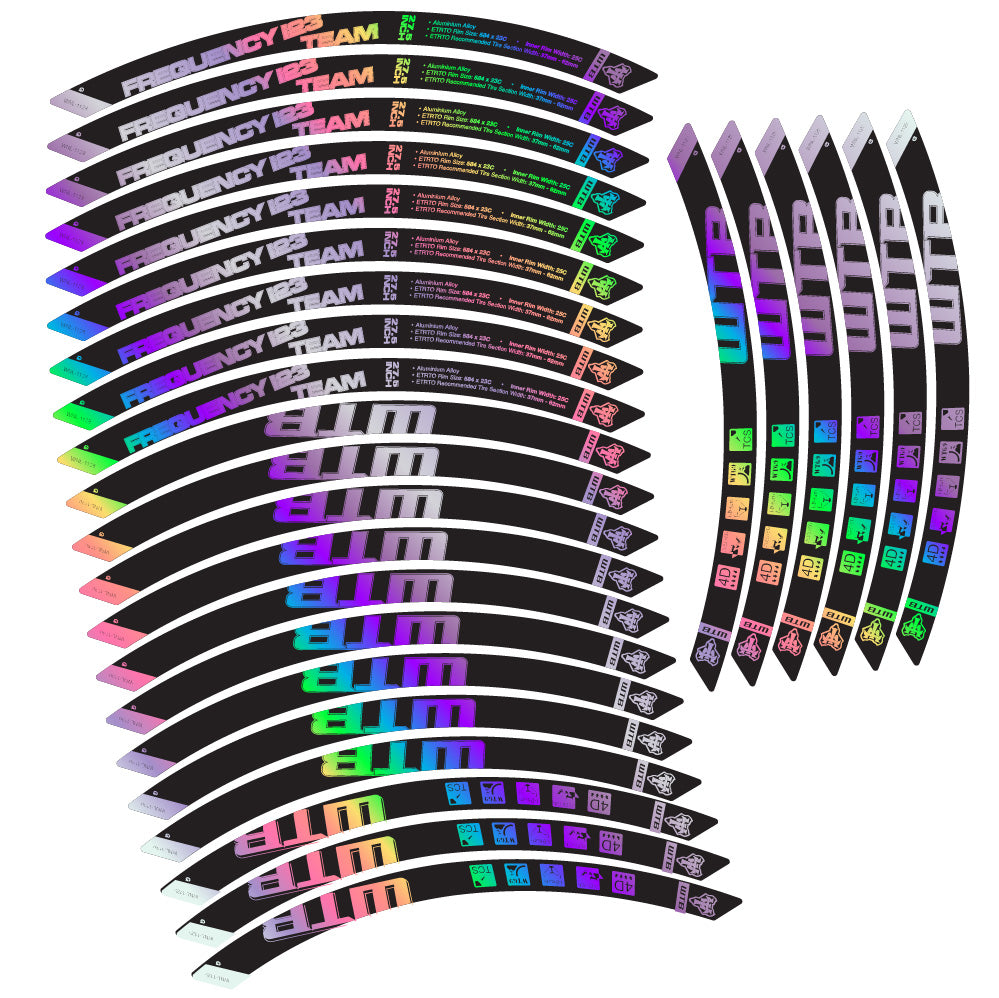 Stickers WTB Frequency i23 Team compatibles Autocollants roues VTT 29"