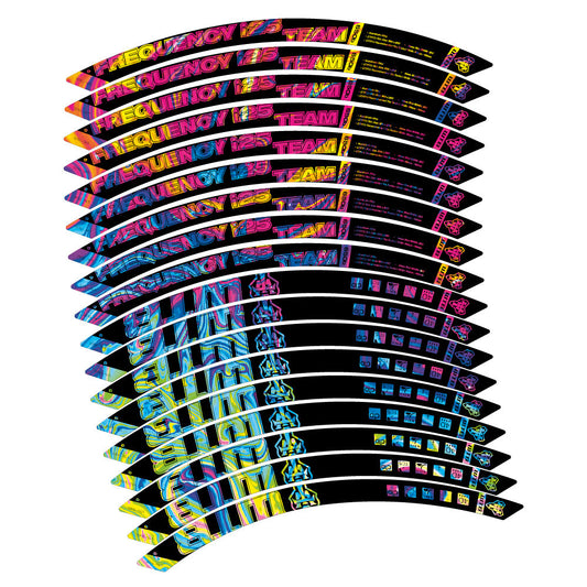 Stickers WTB Frequency i25 Team compatibles - Autocollants roue vélo VTT
