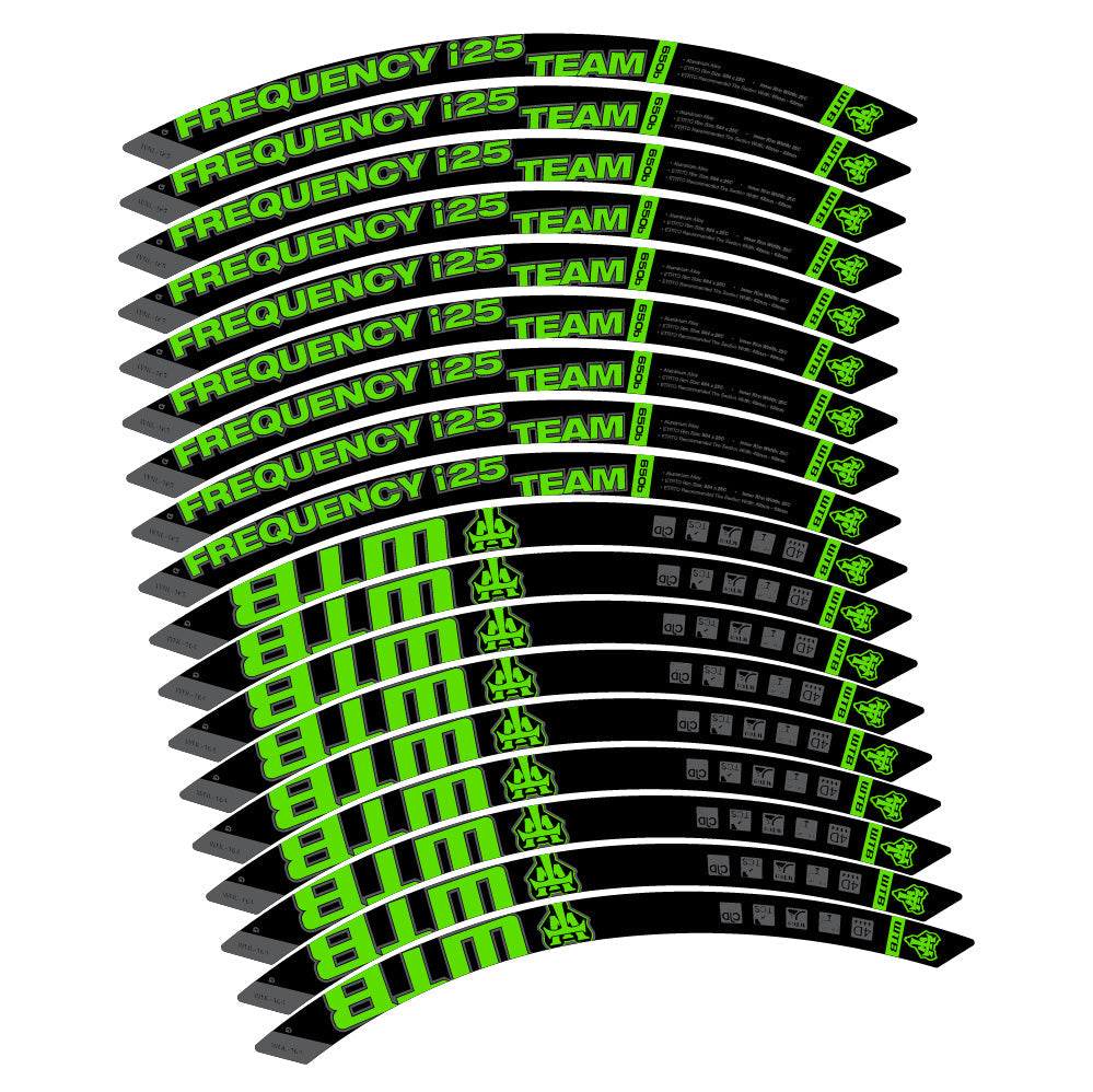 Stickers WTB Frequency i25 Team compatibles Autocollants roues VTT 29"