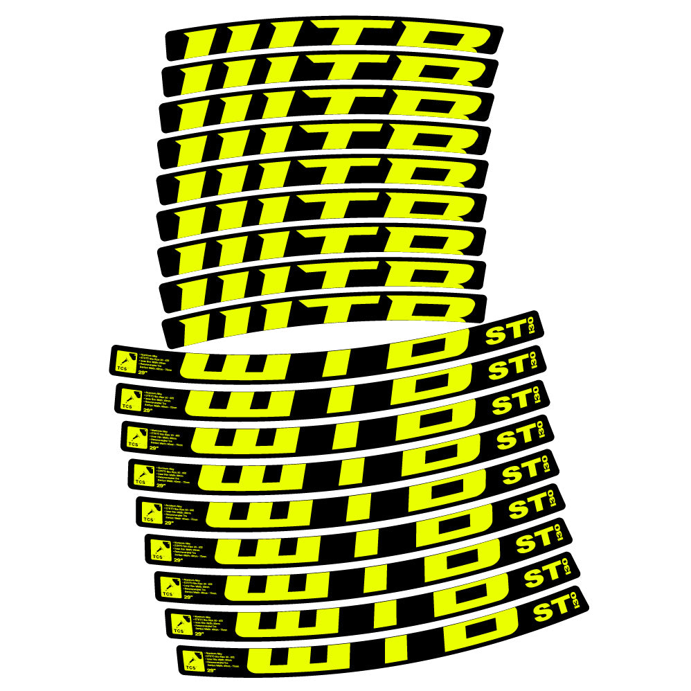 Stickers WTB ST i30 compatibles Autocollants roues VTT 29"