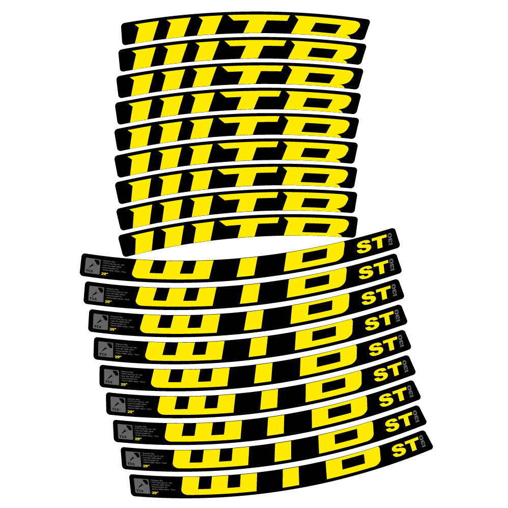 Stickers WTB ST i30 compatibles Autocollants roues VTT 29"