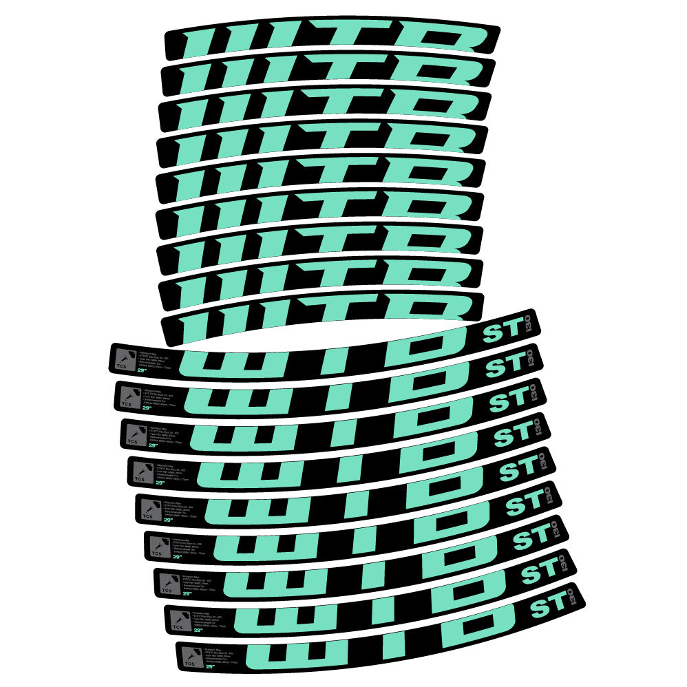 Stickers WTB ST i30 compatibles Autocollants roues VTT 29"