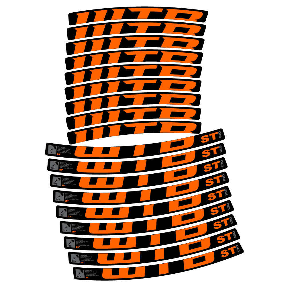 Stickers WTB ST i30 compatibles Autocollants roues VTT 29"