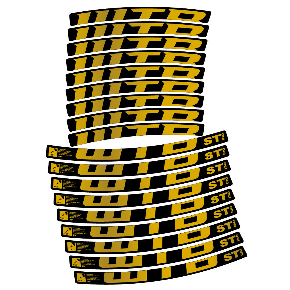 Stickers WTB ST i30 compatibles Autocollants roues VTT 29"