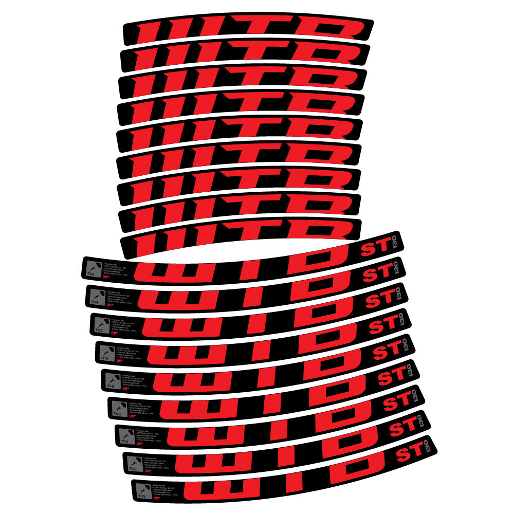 Stickers WTB ST i30 compatibles Autocollants roues VTT 29"