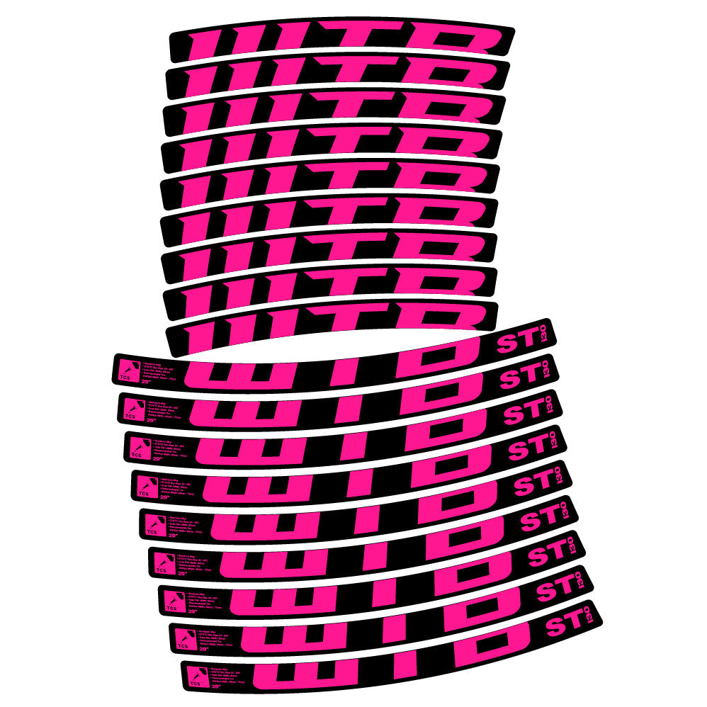 Stickers WTB ST i30 compatibles Autocollants roues VTT 29"
