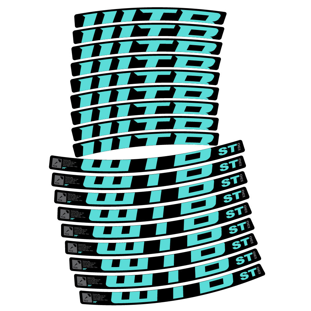 Stickers WTB ST i30 compatibles Autocollants roues VTT 29"