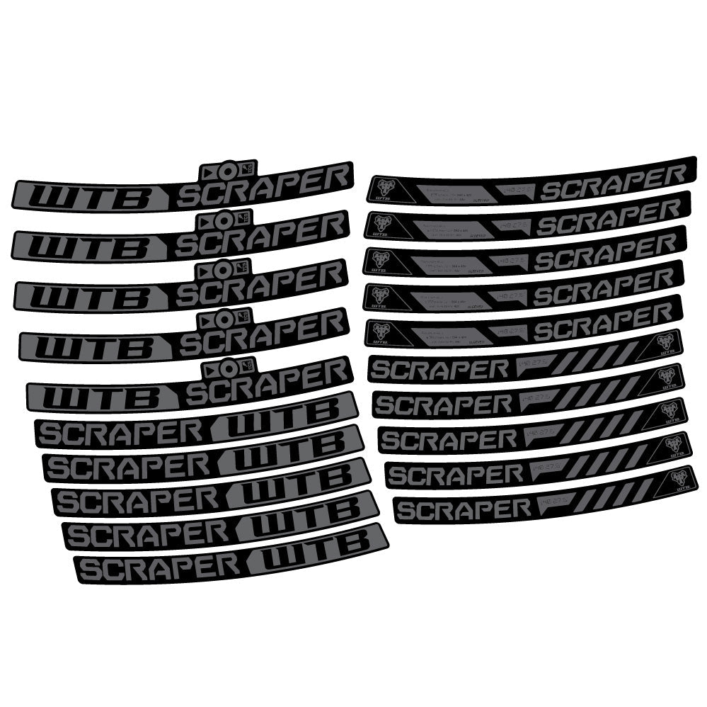 Stickers WTB Scraper i40 compatibles Autocollants roues VTT 29"