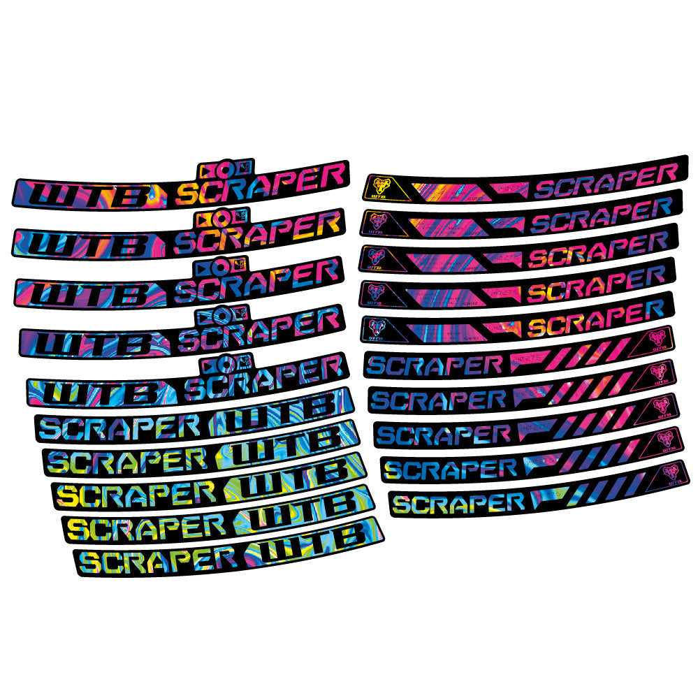 Stickers WTB Scraper i40 compatibles Autocollants roues VTT 29"