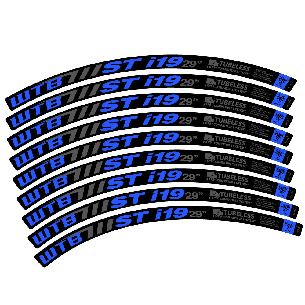Stickers WTB ST i19 compatibles Autocollants roues VTT 29"