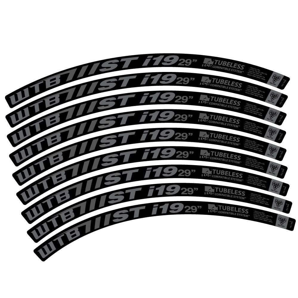 Stickers WTB ST i19 compatibles Autocollants roues VTT 29"