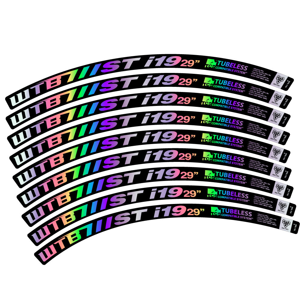 Stickers WTB ST i19 compatibles Autocollants roues VTT 29"