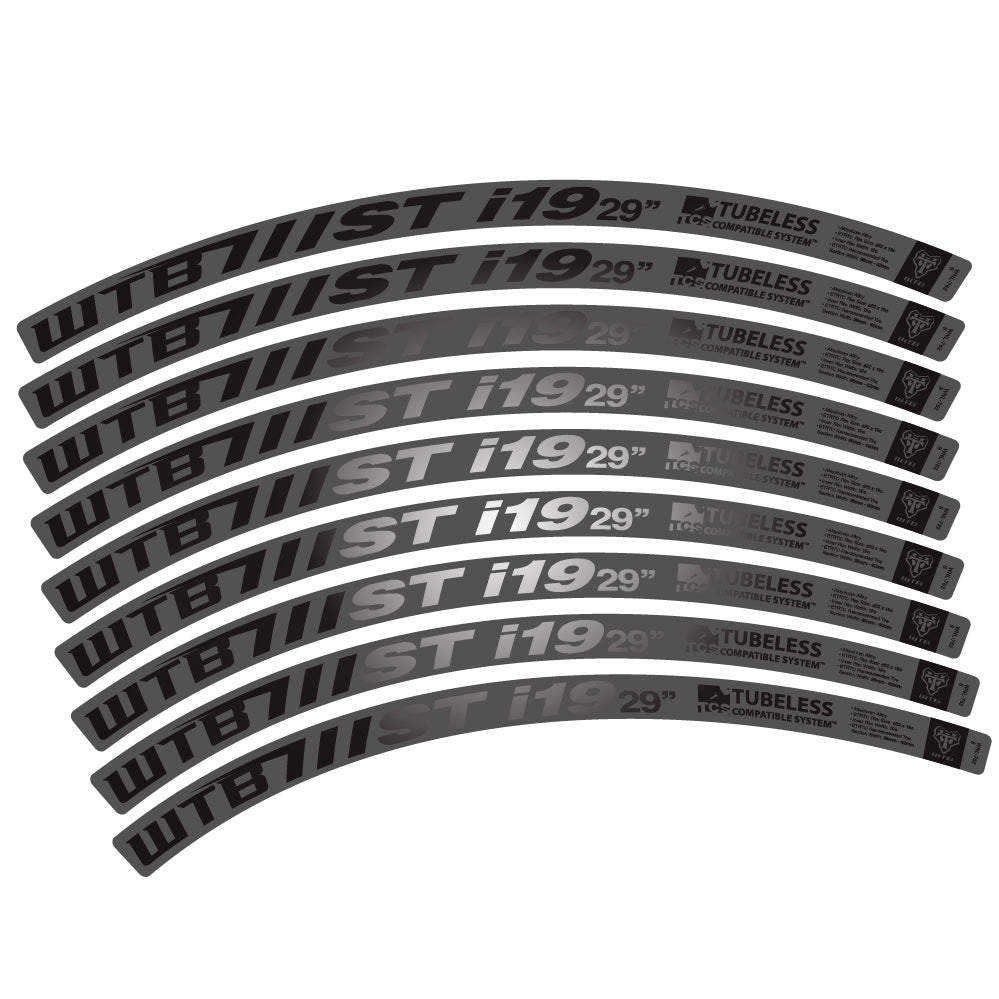 Stickers WTB ST i19 compatibles - Autocollants roue vélo VTT
