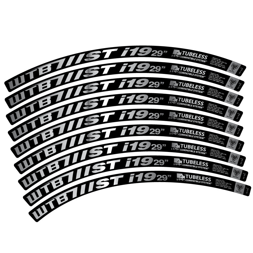 Stickers WTB ST i19 compatibles - Autocollants roue vélo VTT