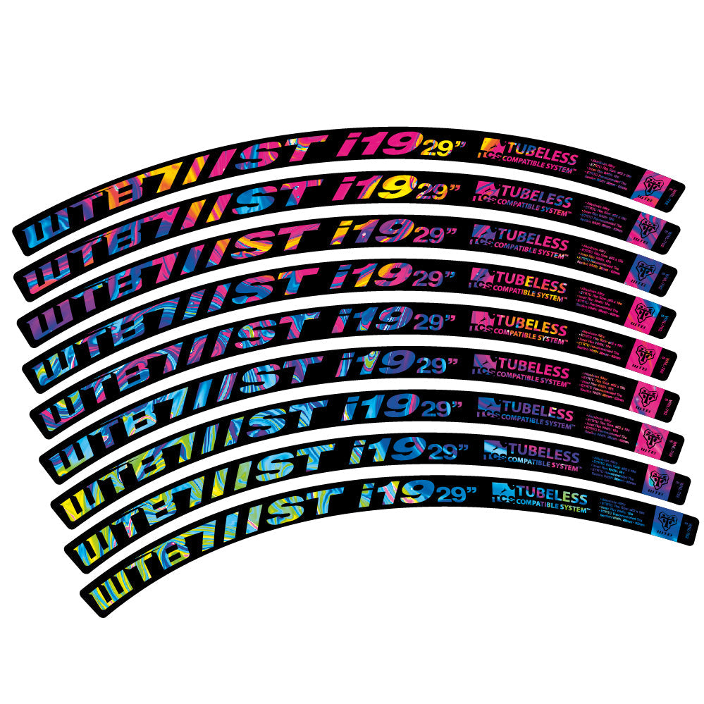 Stickers WTB ST i19 compatibles - Autocollants roue vélo VTT