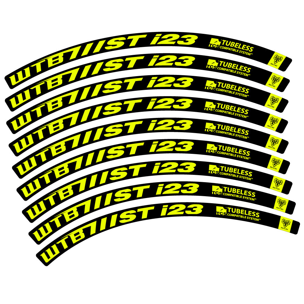 Stickers WTB ST i23 compatibles - Autocollants roue vélo VTT