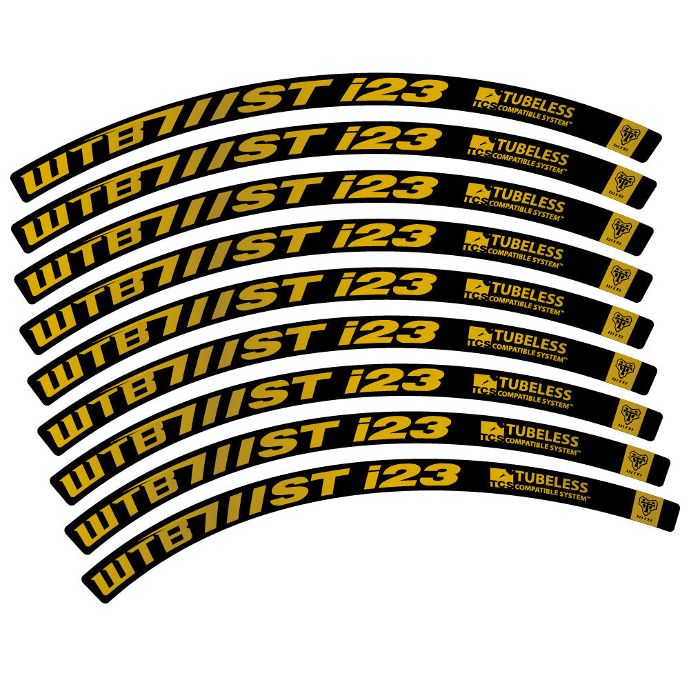 Stickers WTB ST i23 compatibles - Autocollants roue vélo VTT