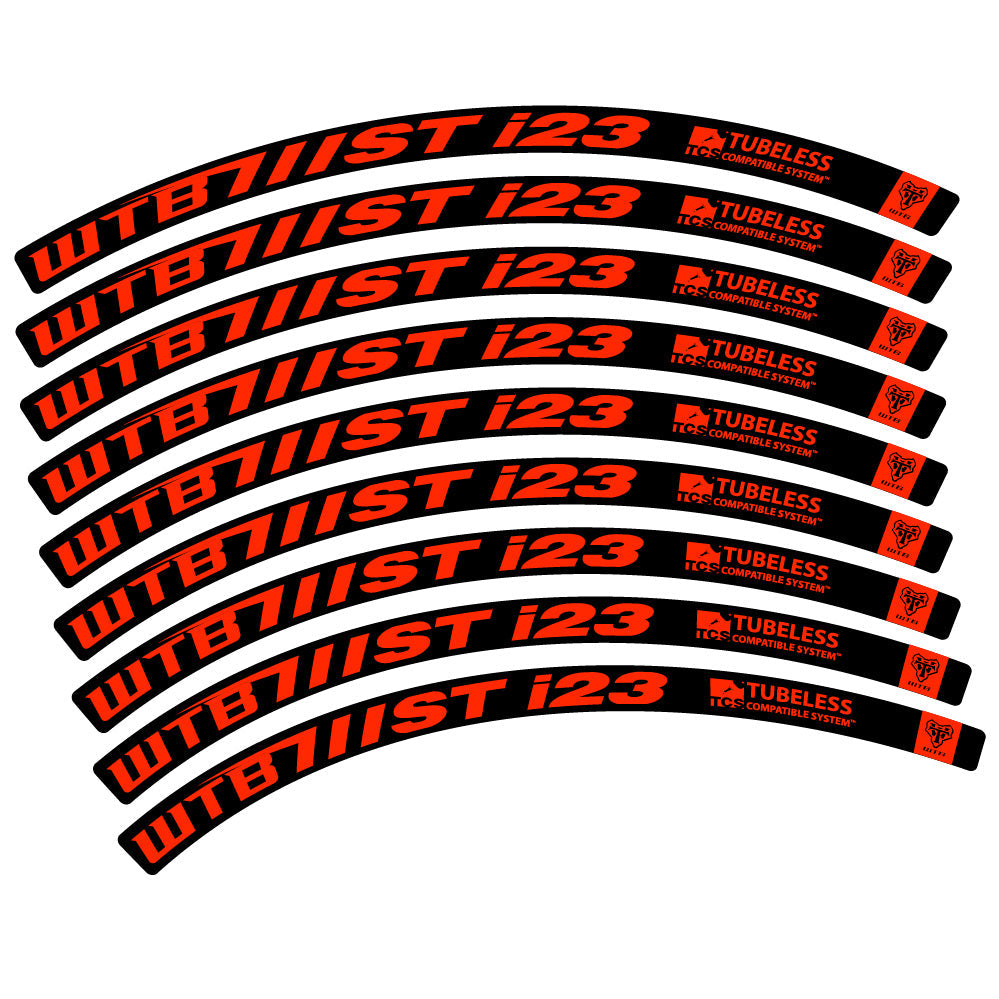 Stickers WTB ST i23 compatibles - Autocollants roue vélo VTT