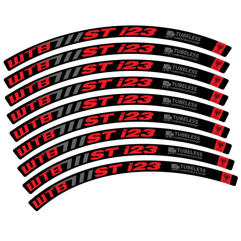 Stickers WTB ST i23 compatibles - Autocollants roue vélo VTT