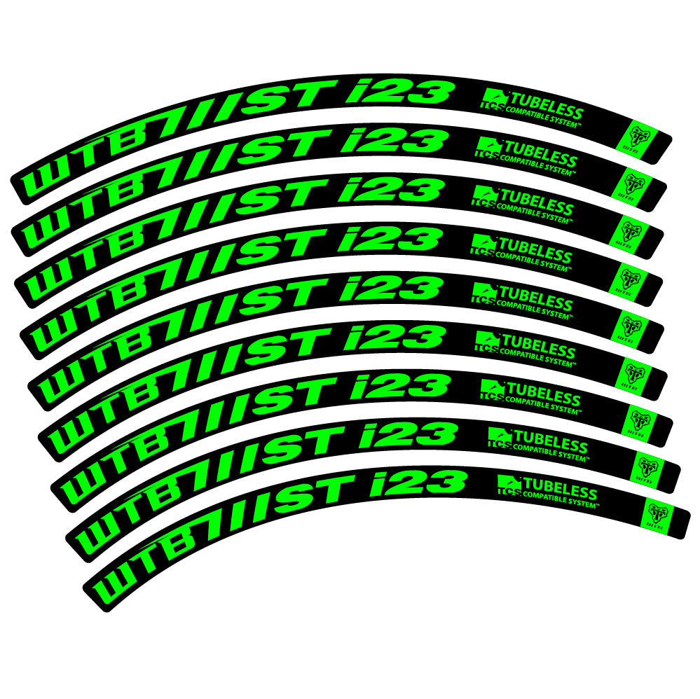 Stickers WTB ST i23 compatibles Autocollants roues VTT 29"