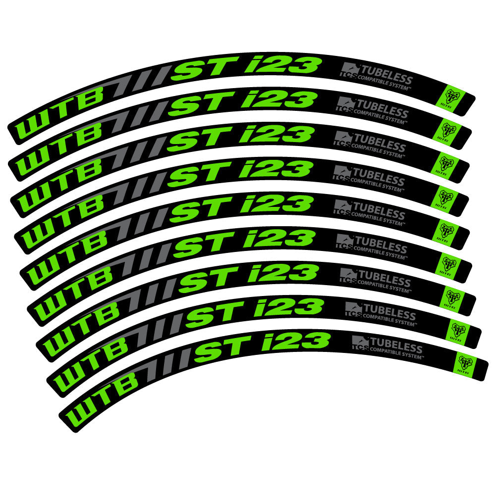 Stickers WTB ST i23 compatibles - Autocollants roue vélo VTT
