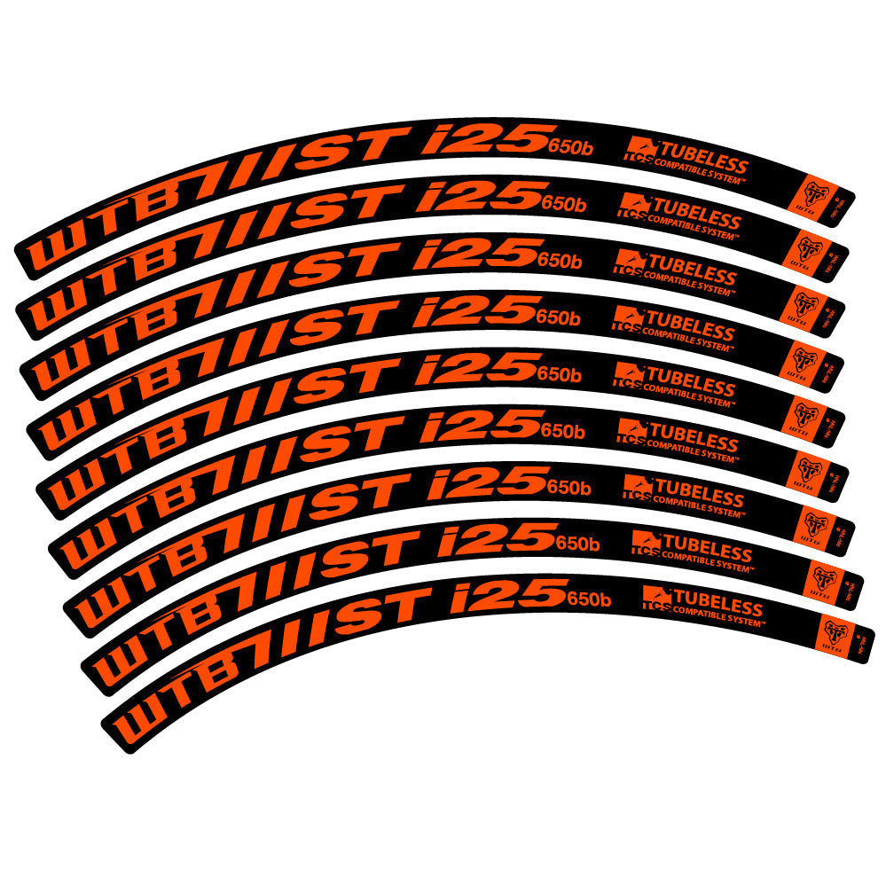 Stickers WTB ST i25 compatibles Autocollants roues VTT 29"
