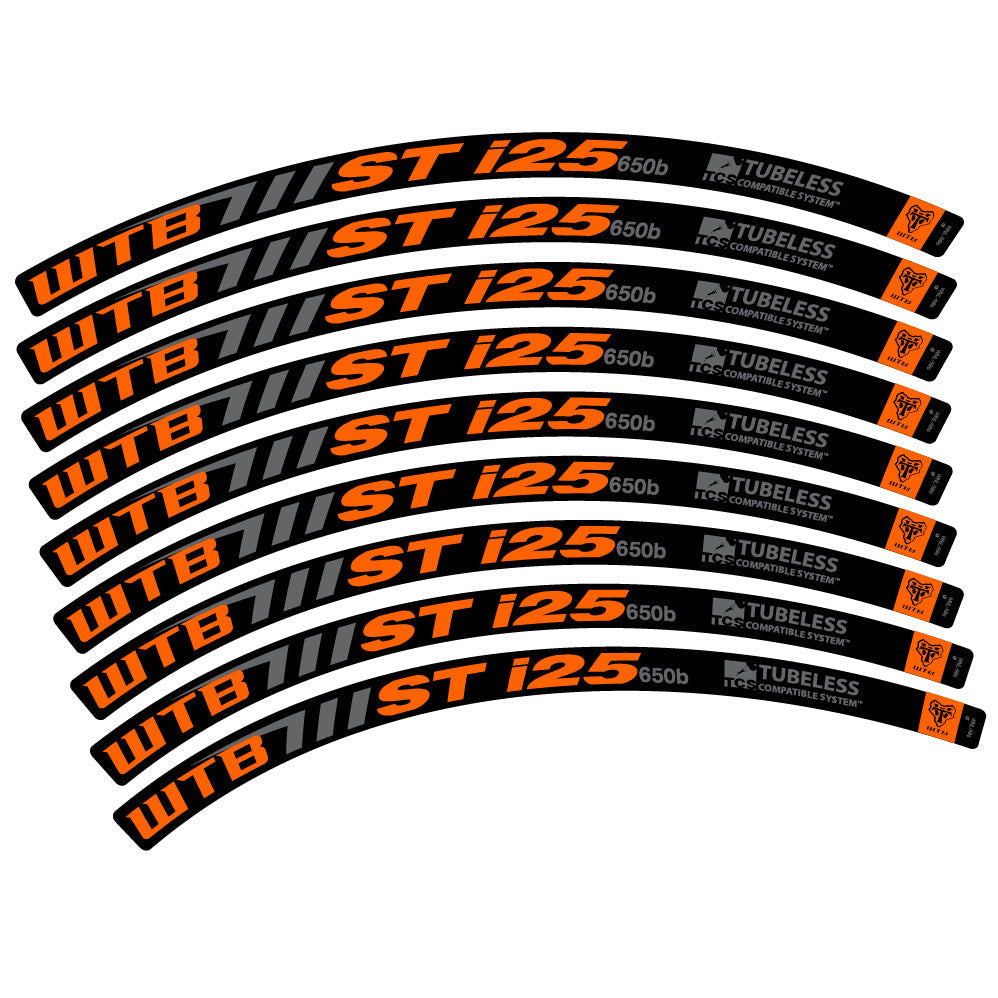 Stickers WTB ST i25 compatibles Autocollants roues VTT 29"