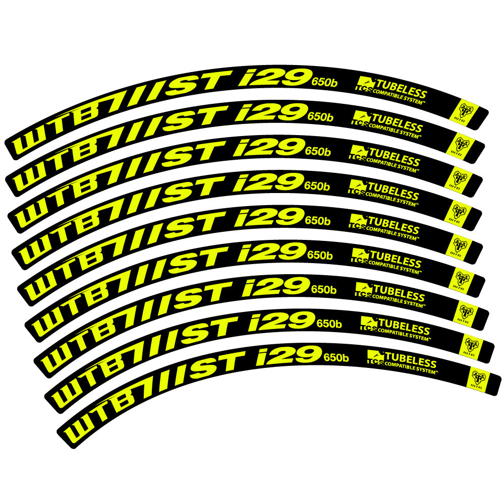 Stickers WTB ST i29 compatibles - Autocollants roue vélo VTT
