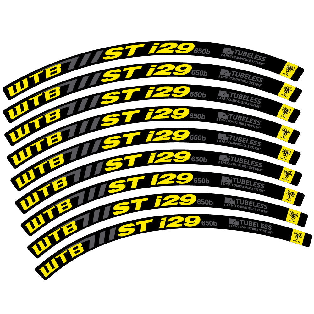 Stickers WTB ST i29 compatibles - Autocollants roue vélo VTT