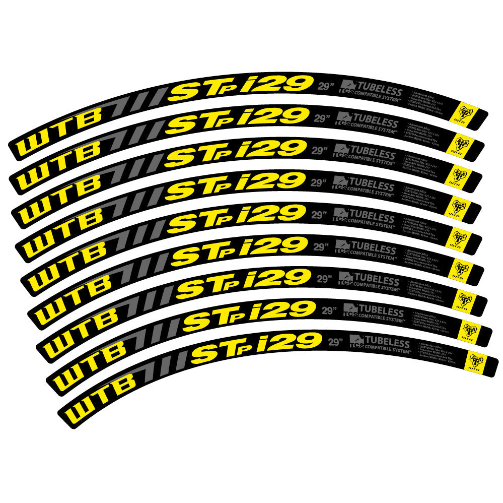 Stickers WTB ST i29 compatibles Autocollants roues VTT 29"