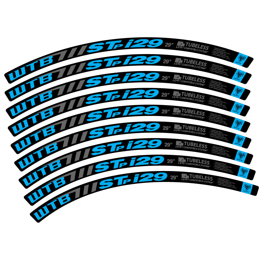 Stickers WTB ST i29 compatibles Autocollants roues VTT 29"
