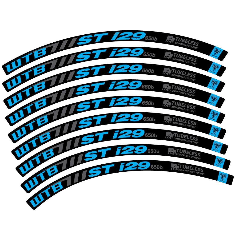 Stickers WTB ST i29 compatibles Autocollants roues VTT 27.5"
